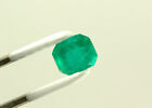 6.5 X 5.5mm Emerald Cut Natural Colombian Emerald Loose Gemstone