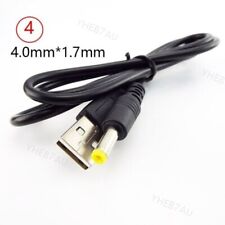 USB A Male to 2.0 2.1 2.5 3.5 5.5mm Plug Connector 5V DC Power Supply Cable 14H
