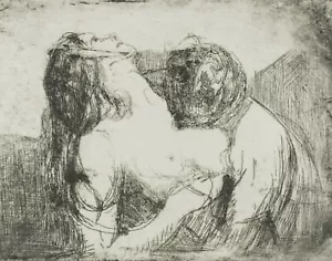 Print or Canvas - The Bite (1914) by Edvard Munch - Picture 1 of 1