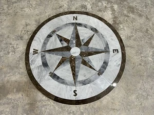 Mosaic Tile Floor Medallion 36”x36” - Picture 1 of 1