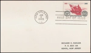 USA3 #1261 ADDR FIRST DAY CARD FDC Battle of New Orleans - Picture 1 of 1