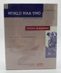 World War II Stories & Archives Montparnasse Multimedia Big Box CD-ROM 1996 NOS - Picture 1 of 5