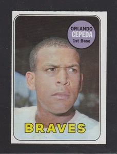 1969 TOPPS BASEBALL # 385 ORLANDO CEPEDA NRMT+ INV A2653 - Picture 1 of 2