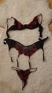 BH-Set; BH 80B,Strumpfhalter, Slip Gr. M schwarz; TOP Zustand! - Bild 1 von 6