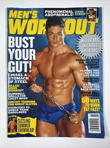 MEN'S WORKOUT magazine August 2003 Gay Interest (Vintage Out-Of-Print Rare) - Imagen 1 de 4