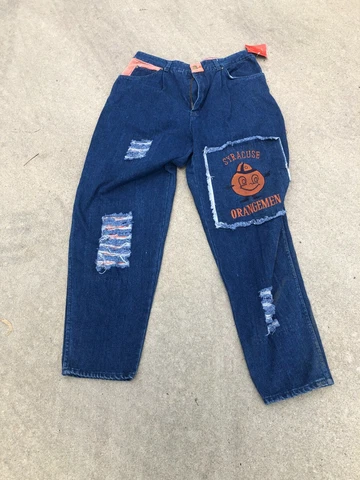 KINGS SPORTSWEAR COLLEGIATE JEANS SYRACUSE ORANGEMEN JEANS 40/34 Cover