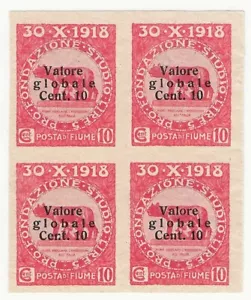 1920 River - Quartina 10 c. Global value not serrated without rubber - Picture 1 of 2