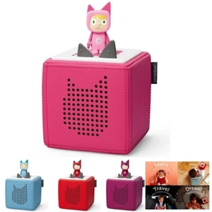 Toniebox Starter Set Audio Speaker Musical Story for Kids Pink/Blue/Red/Purple - Picture 1 of 11