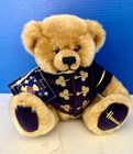 Harrods of London 2000 Christmas Bear Stuffed Animal Plush, New W/Tag