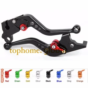 Short Clutch Brake Levers For Yamaha WR125X WR125R 2009-2015 Black CNC Adjust - Picture 1 of 4