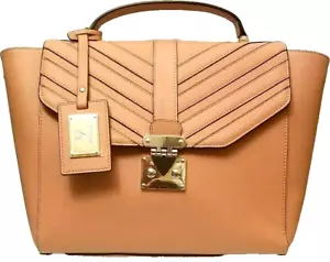 Allen Solly lässige braun/hellbraune Damenhandtasche Handtasche mit goldfarbenen Beschlägen neu ohne Etikett - Bild 1 von 12