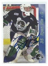 Ryan Nie Signed 2003/04 Plymouth Whalers Team Issued Card