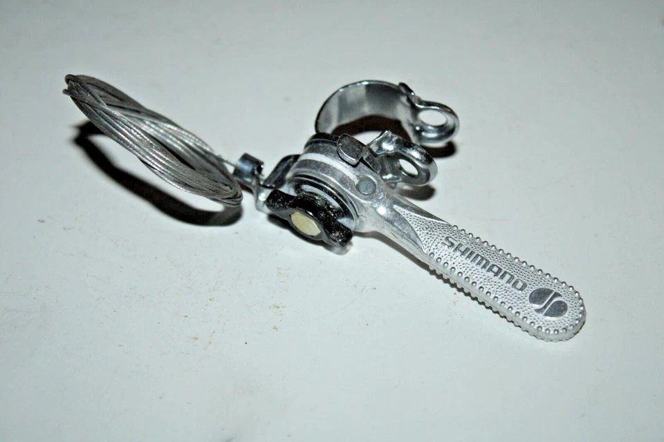 Shimano Stem Shifter Right 22.2mm Quill Friction Silver Touring Road USA Shipper - Image 1 of 4