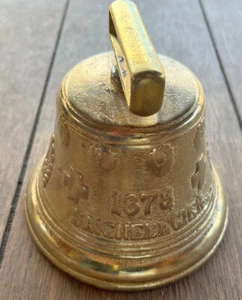 Schweizer Kuhglocke - 4-7/8" - aus Mastgeschirr (Weaver?) - Bild 1 von 8