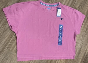 Prince Pickleball Women's Purple Lilac Short Sleeve Cropped Shirt Tennis Golf XL - Picture 1 of 4