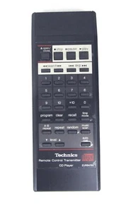 Technics EUR64765 CD Player Remote Control - New Old Stock, Free Shipping - Picture 1 of 3