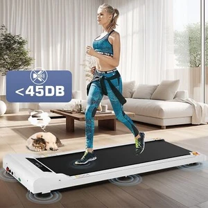 300lbs Under Desk Treadmill 2-in-1 Walking Pad w/App Control Compact Treadmill:) - Picture 1 of 46