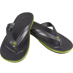 887350970012 Crocs Crocband Flip Flip Flops Graphit-Grün 11033 0A1 41-42 No name - Bild 1 von 1
