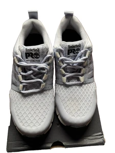 Timberland PRO Radius Shoes Womens Size 5.5M Gray Composite Safety Toe Work - Picture 1 of 14