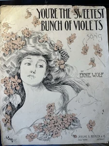 11x14 Pre-1920 Vintage Sheet Music 3-pack - Picture 1 of 3