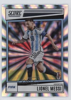 2022-23 Panini Score FIFA Fat Pack Lasers Lionel Messi #15 - Image 1 of 2