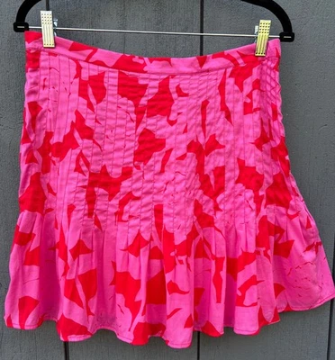Новый с Ярлыками Vineyard Vines юбка (8) кукушка розовый красный цветочный пинтак оборки цветок опрятный - Изображение 1 из 4