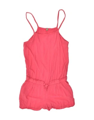 Mono sin mangas Benetton para niñas 13-14 años 3XL rosa viscosa BD71 Foto 1 de 4