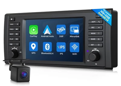 Für BMW E39 Android Auto 14 7" IPS Touchscreen Autoradio Navi CarPlay Bluetooth - Bild 1 von 4