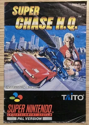 SNES Super Chase HQ Manual Only PAL Super Nintendo - Image 1 of 4