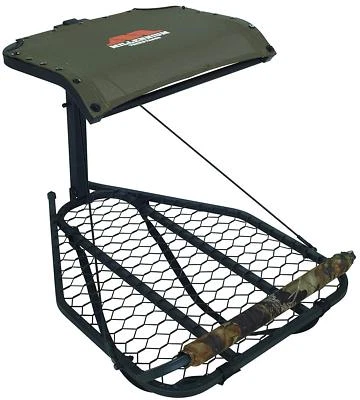 Treestand Deer Hunting Perch Crossbow Bow Chair Turkey Hunt Steel Frame Harness - Image 1 of 2