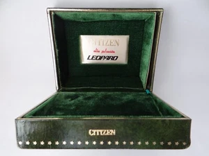 Caja de reloj Citizen Leopard talla grande vintage década de 1970 - Imagen 1 de 9