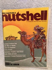 Terre Haute In A Nutshell Magazine, Handbook For College 1973-1974 Indiana State - Picture 1 of 6