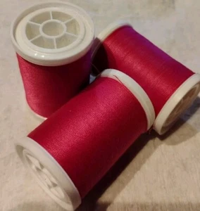 Coats & Clark XP Polyester Sewing Thread 4 spools 250- yd ea AMERICAN BEAUTY - Picture 1 of 2