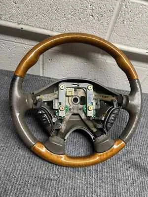 Volante JAGUAR S-TYPE WOODGRAIN 1999-2002 SDZ FABRICANTE DE EQUIPAMENTO ORIGINAL - Imagem 1 de 4