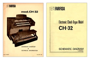 FARFISA CH-32 CH-32s Service Manual Reparatur Schaltpläne Schema 112547-E - Bild 1 von 8