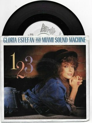 GLORIA ESTEFAN 1-2-3 USA PROMO SINGLE WITH PICTURE SLEEVE - Image 1 of 2