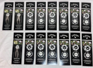 Callaway Golf Dual-Mark Poker Chips W/ Magnetic Ball Marker & Divot Repair Tools - Picture 1 of 1