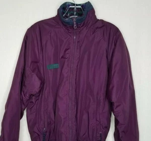 Chaqueta vintage años 80 Columbia para mujer talla L de nailon forrada de lana bolsillo con cremallera - Imagen 1 de 6