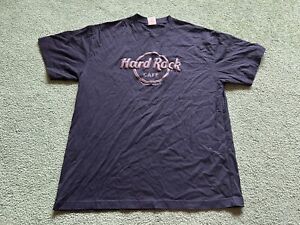 Vintage Hard Rock Cafe Hong Kong Black Tee T-Shirt Size XL
