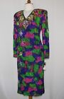 Jasdee Vintage Dress Hand Work Bead & Sequins & Hand Print On Silk Style 4008