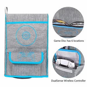 Dust Cover Storage Bag Nylon Carrying Case Pouch for Console Accessories - Picture 1 of 12