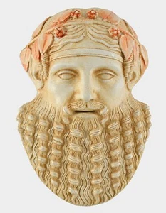 Dionysos kleine Maske - Dionysos Gott des Weines ritueller Wahnsinn und Ekstase - Bild 1 von 2
