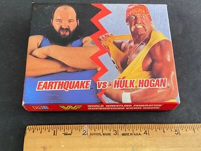 Juego de cartas Titan Sports Terremoto vs Hulk Hogan 1990 lucha libre completo MS 1222 Foto 1 de 4