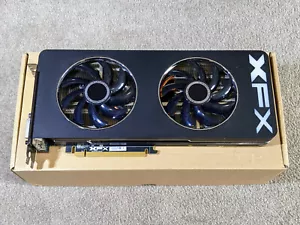 *RENEWED* XFX R9 290 DOUBLE DISSIPATION BLACK OC ED. 4GB Graphics / Video Card - Picture 1 of 8