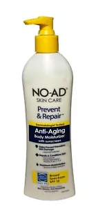 No Ad Prevent and Repair Anti Aging Body Moisturizer With SPF 15 Sunscreen 12 Oz - Picture 1 of 5