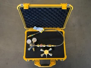 Western Enterprises RS-2-5 Regulator CGA 346 Air Single Stage Pelican 1520 Case - Picture 1 of 9