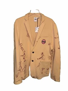 PUMA x KidSuper Studios maßgeschneiderter Herren-Blazer Gr. XL 598436-12 Honig Pfirsich Neu mit Etikett - Bild 1 von 9
