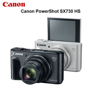 Canon PowerShot SX730 HS 20.3MP 40x Optical Zoom w/Battery &4G Card Black/Silver - Picture 1 of 10