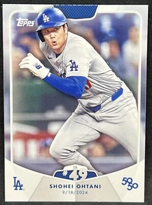 2024 Topps 50/50 Shohei Ohtani Dodgers #49 Stolen Base 9/18/24 - Picture 1 of 1