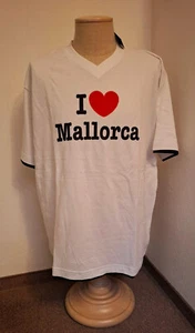 Funshirt Mallorca-Shirt "I love Mallorca" Poloshirt V-Kragen Playa-Shirt Gr. XXL - Bild 1 von 1